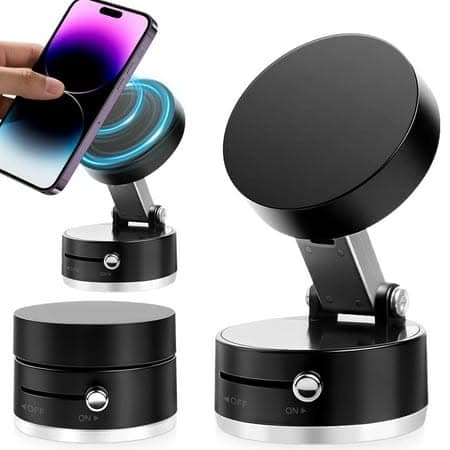 Magnetic Phone Holder – 360° Rotatable & Retractable