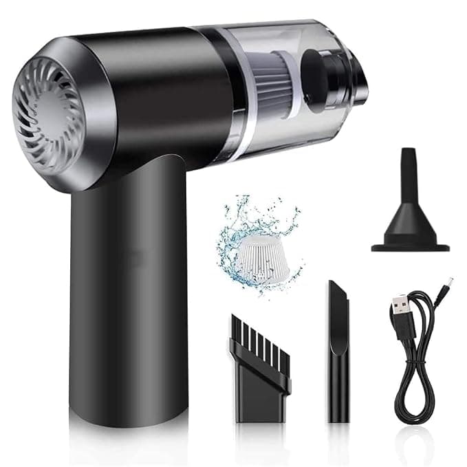 3-in-1 Cordless Portable Vacuum & Air Blower – Rechargeable & HEPA Filter