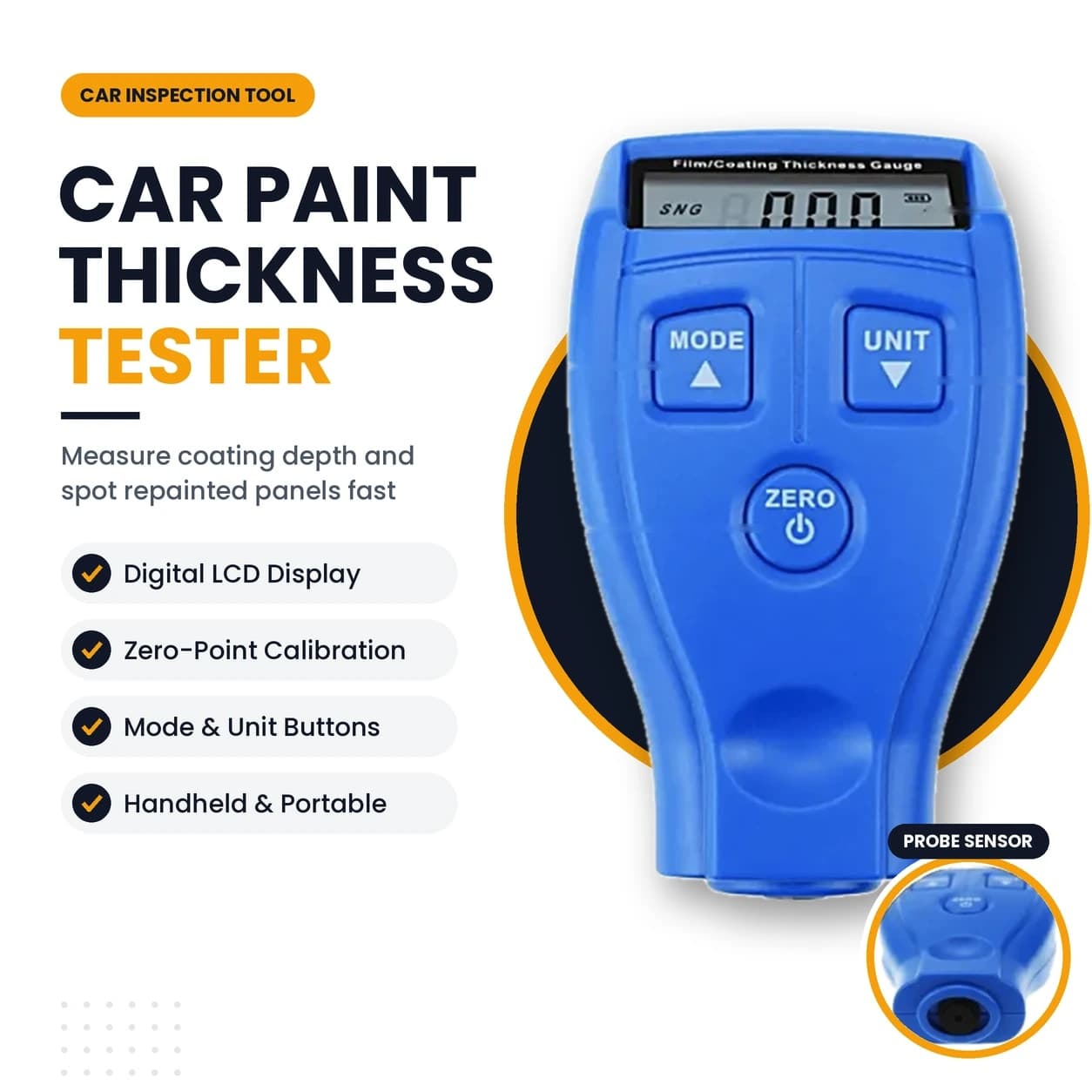 Gauge Car Paint Thickness Tester